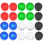 DAIERBUM 20PCS 풋스위치 토퍼 페달 멀티 컬러 버튼 캡 보드 용 스톰프 손잡이