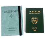 해외여행 가죽 여권 케이스 트레블월렛 파스텔 민트