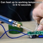 휴대용 전기 납땜 인두 펜 350mAh 배터리 용접 도구 키트 510 스레드 열 팁 솔더