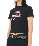 하우스 락 클럽 YOU ROCK CROP TEE T 009