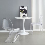 다올 체어 고스트 pc 디자인 카페 투명 아크릴 인테리어 의자