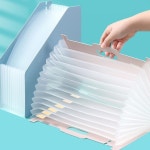 오르간 스탠딩 파일 파우치 13분류 파일꽂이 문서정리 서류정리함