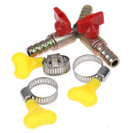 Y 타입 3 웨이 볼 밸브 클램프 피팅 호스 바브 가스