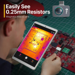 InfiRay P2 Pro 열화상 카메라 안드로이드 iOS 적외선 PCB 회로 난방 검사 영어 러시아어