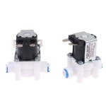 순수한 물 기계 정수기 역삼투 2 포인트 퀵 커넥트 밸브 스위치 1PC 입구 솔레노이드 12V 24V