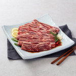소 양념 LA갈비 2kg 500g 4팩 미국산 초이스등급 가정용