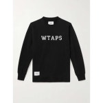 W탭스 LOGOAPPLIQUED 코튼-저지 맨투맨 241ATDT-CSM03 B0081174339