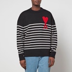 아미 아미 AMI de Coeur 스트라이프 버진 울 스웨터 AMI de Coeur Striped Virgin Wool Jumper