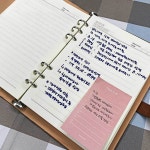 데일리 만년 다이어리 노트 6공 A5 다이어리