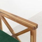 마켓비 소로홈 원목접이식의자 아카시아 그린 BDC28