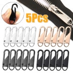 끈 범용 교체 지퍼 슬라이더 금속 합금 제거 풀러 수하물 가방 DIY 공예 재봉 도구 키트 5