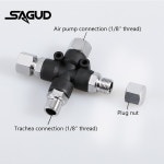 3 웨이 에어 브러시 어댑터 SD 403 404 호스 스플리터 매니 폴드 공기 압축기 액세서리를 부착하는 다목적 커넥터 도구 SD 403