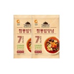 청정원 청정원 엄마손맛 맞벌이 고메레시피 짬뽕밥양념 2인분 x2개 1세트 아이 반찬 신혼부부 친정 메인요리