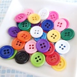 태양이네 베이직컬러단추 칼라단추 1개