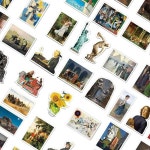 유화 예술 스티커 B 카드스티커 꾸미기스티커