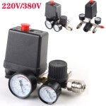 엠에이치코프 | 4 220V 380V 공기 압력 압축기 120PSI 밸브 매니폴드 릴리프 30 포트 레귤레이터 펌프 게 스위치 가 제어 A 220V
