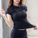 오노마 ONM 래쉬가드 요가복 상의 반팔티 필라테스 트레이닝복 15412521