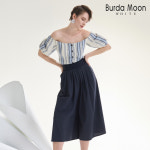 부르다문 런칭가69900원 부르다문화이트 썸머 플리츠 밴딩팬츠 1종