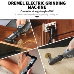 전동드릴사포 Dremel 575 직각 변환기 4000 3000 8200 275 전기 그라인더 키트 회전