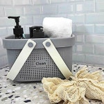 목욕바구니 펀칭 수납바스켓 손잡이바구니 헬스