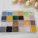 다용도 플라스틱 투명 보관함 24구 약통 비즈 쥬얼리 약통 다용도 다용도케이스