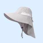 LW 접이식 플랩캡 햇빛가리개 자외선차단 등산 산책 골프 모자