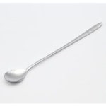 애플 티스푼 커피 수저 푸딩 스텐 디저트 롱스푼 1p