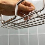 무타공 벽부착 스텐 수세미 비누 받침대 거치대