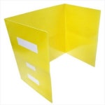 노리아트 디머스 3단 접이식 종이 시험지가림판 위생칸막이 화일