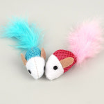 2P 컬러 마우스 고양이 장난감