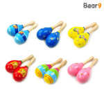 7400 해피타운 NEW 마라카스 원목 악기 장난감 완구 여아용 1개