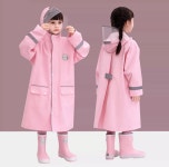 투나이언 초등학생 마카롱 5색 우비 어린이 비옷 아동 우비 주니어 레인코트 L