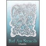 그래프토비안 바디페인팅 스텐실 도안 패턴 디자인 풀사이즈 x Bad Ass Stencil 1개 Gears