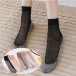 샌들양말 광택 스타킹 무압박양말 시스루 양말 여름 스타킹