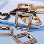 원터치 사각 링