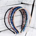 어폴션 자체제작 비즈모아 헤어밴드 머리띠 흘러내리지않는머리띠 여성용머리띠 헤어액세서리