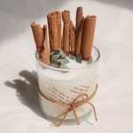 호수공방 7oz 시나몬캔들 집들이선물 소이캔들 모기 벌레퇴치 캔들