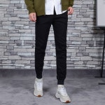 타운클로 남성용 허리밴드 올 블랙진 S 28 J6205