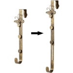 나비 화환 문고리 2팩 현관문용 16 걸이 앤티크