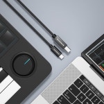 dynattenik 1 8m USB-C B MIDI - MIDI 변환 인터페이스 전자 피아노 신디사이저 전자 드럼 디오