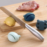 스윗브릿지 개구리 주방 미니 칼갈이 주방 가위갈이 청록 1개