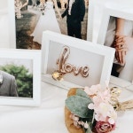 에이모노 에이모노 에이모노 셀프웨딩 돌잔치 포토테이블 액자세트-6P 458믹스 퀸35실버