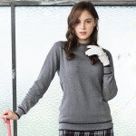 윌링 VAZO 여성골프웨어 소프트 반터틀 울 니트 GR 110 VZWLNTW3C