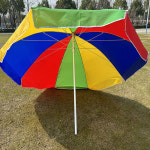 자외선차단 햇빛 레트로 파라솔 그늘막 색동파라솔 E색동파라솔