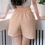 여름 잠옷 바지 파자마 반바지 체크잠옷 홈웨어 팬츠