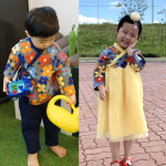 원이가게 아동 유아 면소재 실용적인 생활 한복 꽃길 한복 5 13호 여아 9