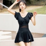 슬림라인 여성 원피스 치마 수영복
