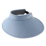 와이드 넓은 챙 UV 커버 돌돌이 스카이블루 냉감 썬캡