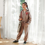 제이키즈 여아용 디스커버 점프수트 11호 코코아 J6219