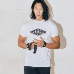 유피라운지 UPLOUNGE 피지크 머슬핏 티셔츠